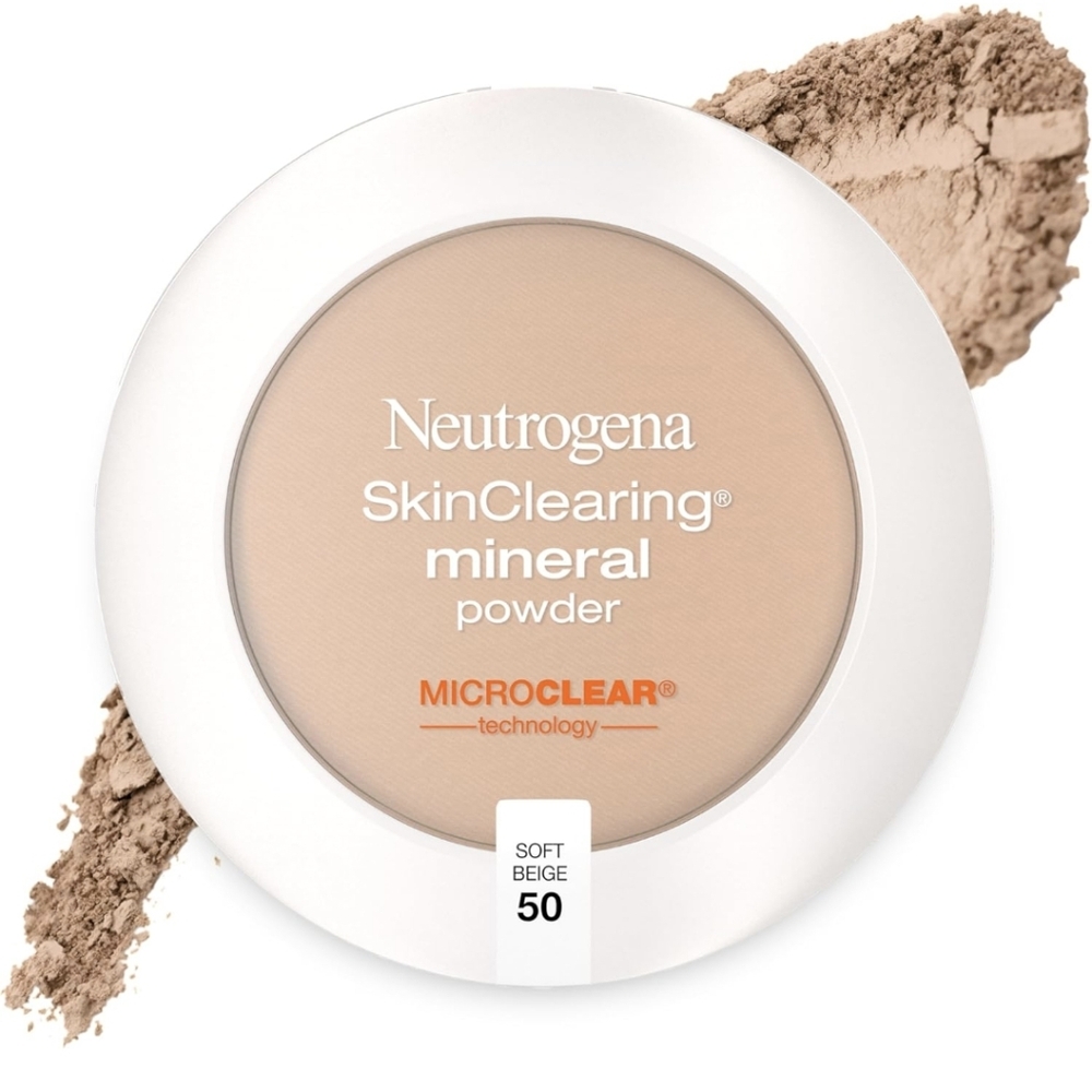 NWT Neutrogena SkinClearing Mineral Acne-Concealing Pressed Powder Compact